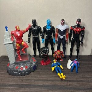 MARVEL Superhero Figures Iron Man Night light 4”-12”
